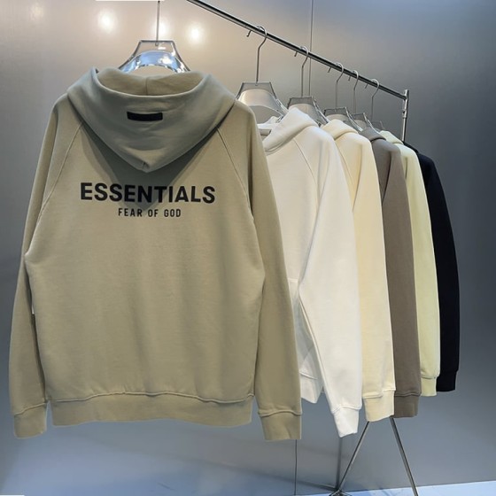 Fear of God Essentials Back Logo Pullover Hoodie